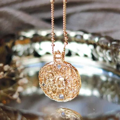 Sun and Moon Necklace
