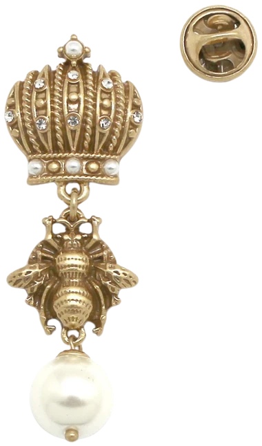Crown Bee Broche