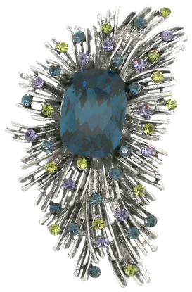 Night Plume Broche